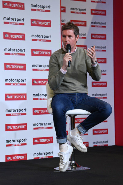 Rob Smedley, British engineer, is interviewed on the Autosport International Show