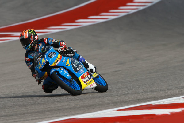 2017 Moto3 Championship - Round 3
Circuit of the Americas, Austin, Texas, USA
Friday 21 April 2017
Aron Canet, Estrella Galicia 0,0
World Copyright: Gold and Goose Photography/LAT Images
ref: Digital Image Moto3-500-1517