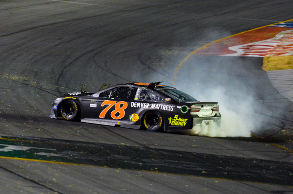 Monster Energy NASCAR Cup Series
Quaker State 400
Kentucky Speedway, Sparta, KY USA
Saturday 8 July 2017
Martin Truex Jr, Furniture Row Racing, Furniture Row/Denver Mattress Toyota Camry celebrates
World Copyright: Barry Cantrell
LAT Images Monster Energy NASCAR Cup Series
Quaker State 400
Kentucky Speedway, Sparta, KY USA
Saturday 8 July 2017
Martin Truex Jr, Furniture Row Racing, Furniture Row/Denver Mattress Toyota Camry celebrates
World Copyright: Barry Cantrell
LAT Images