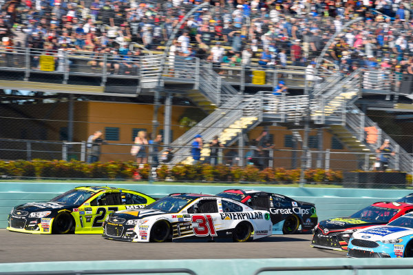 Monster Energy NASCAR Cup Series
Ford EcoBoost 400
Homestead-Miami Speedway, Homestead, FL USA
Sunday 19 November 2017
Ryan Newman, Richard Childress Racing, Caterpillar Chevrolet SS and Paul Menard, Richard Childress Racing, Richmond/Menards Chevrolet SS
World Copyright: Nigel Kinrade
LAT Images Monster Energy NASCAR Cup Series
Ford EcoBoost 400
Homestead-Miami Speedway, Homestead, FL USA
Sunday 19 November 2017
Ryan Newman, Richard Childress Racing, Caterpillar Chevrolet SS and Paul Menard, Richard Childress Racing, Richmond/Menards Chevrolet SS
World Copyright: Nigel Kinrade
LAT Images