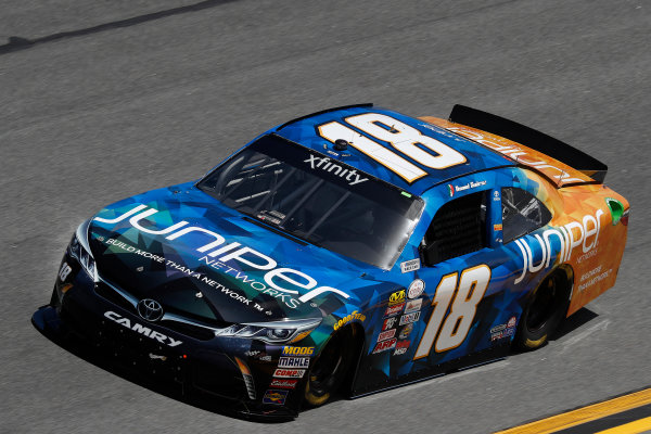 2017 Xfinity - Powershares QQQ 300
Daytona International Speedway, Daytona Beach, FL USA
Friday 24 February 2017
Daniel Suarez, Juniper Toyota Camry
World Copyright: Michael L. Levitt/LAT Images
ref: Digital Image levitt-0217-D500_22585