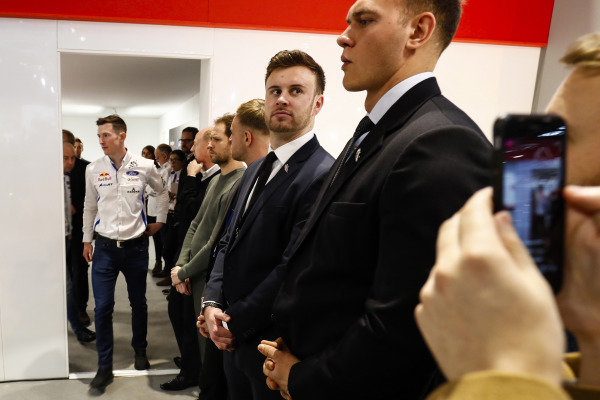 Autosport International Exhibition. National Exhibition Centre, Birmingham, UK. 
Thursday 11th January 2017. 
Elfyn Evans at the WRC launch.
World Copyright: Ashleigh Hartwell/LAT Images 
Ref: _O3I7673