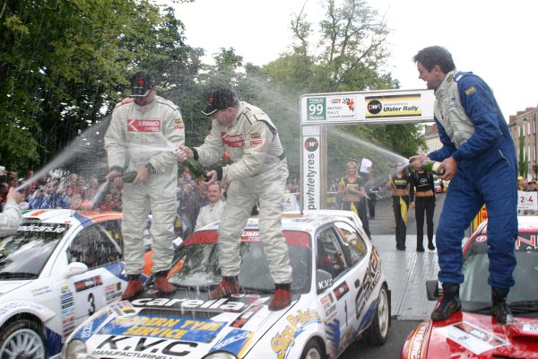 2006 British Rally Championship
Ulster Rally, Armagh.
2nd September 2006
Ulster International Rally podium - A8
World Copyright - Ebrey/LAT Photographic 2006 British Rally Championship
Ulster Rally, Armagh.
2nd September 2006
Ulster International Rally podium - A8
World Copyright - Ebrey/LAT Photographic
