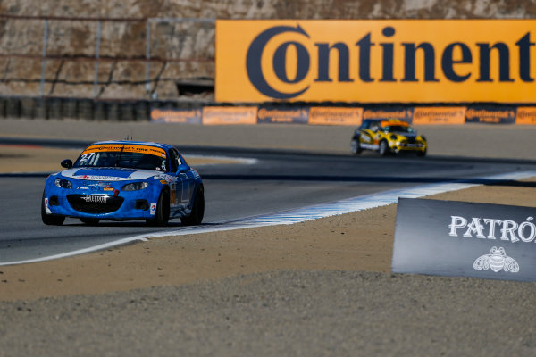 IMSA Continental Tire SportsCar Challenge
Mazda Raceway Laguna Seca 240
Mazda Raceway Laguna Seca
Monterey, CA USA
Friday 22 September 2017
27, Mazda, Mazda MX-5, ST, Britt Casey Jr, Mark Drennan
World Copyright: Jake Galstad
LAT Images IMSA Continental Tire SportsCar Challenge
Mazda Raceway Laguna Seca 240
Mazda Raceway Laguna Seca
Monterey, CA USA
Friday 22 September 2017
27, Mazda, Mazda MX-5, ST, Britt Casey Jr, Mark Drennan
World Copyright: Jake Galstad
LAT Images
