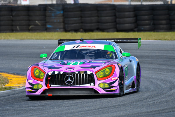 IMSA WeatherTech SportsCar Championship
The Roar Before the Rolex 24
Daytona International Speedway
Daytona Beach, FL USA
Friday 5 January 2018
#71 P1 Motorsports Mercedes AMG GT3: Kenton Koch, Robert Foley III, Juan Perez, Loris Spinelli
World Copyright: Richard Dole
LAT Images IMSA WeatherTech SportsCar Championship
The Roar Before the Rolex 24
Daytona International Speedway
Daytona Beach, FL USA
Friday 5 January 2018
#71 P1 Motorsports Mercedes AMG GT3: Kenton Koch, Robert Foley III, Juan Perez, Loris Spinelli
World Copyright: Richard Dole
LAT Images