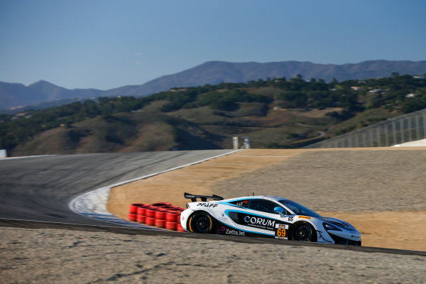 IMSA Continental Tire SportsCar Challenge
Mazda Raceway Laguna Seca 240
Mazda Raceway Laguna Seca
Monterey, CA USA
Friday 22 September 2017
69, McLaren, McLaren GT4, GS, Chris Green, Jesse Lazare
World Copyright: Jake Galstad
LAT Images