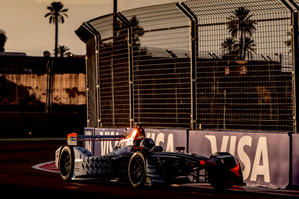 2016/2017 FIA Formula E Championship.
Marrakesh ePrix, Circuit International Automobile Moulay El Hassan, Marrakesh, Morocco.
Saturday 12 November 2016.
Jerome D'Ambrosio (BEL), Dragon Racing, Spark-Penske, Penske 701-EV. 
Photo: Zak Mauger/LAT/Formula E
ref: Digital Image _X0W5356